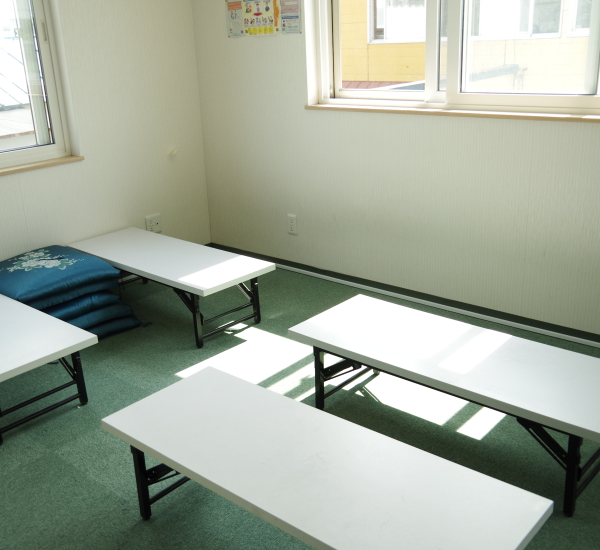 スタークリーニング新開事業所の休憩所写真