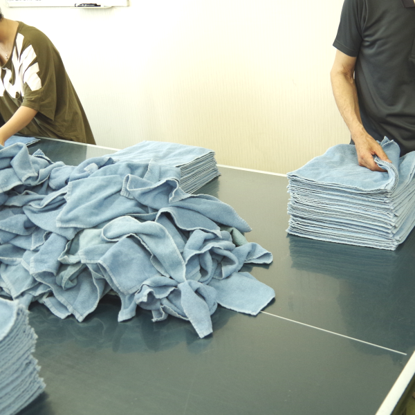 B型事業施設内就労の作業写真