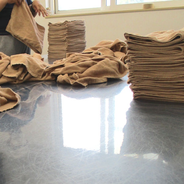 B型事業施設内就労の作業写真